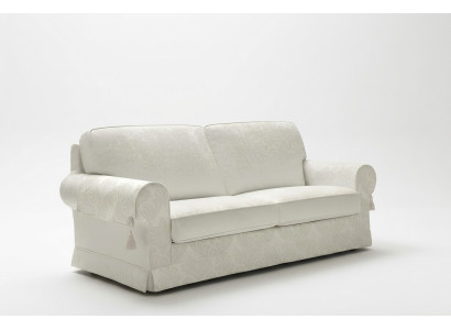 Textiel stof luxe 3-zits bank gestoffeerde houten frame bank textiel bank alfitalia