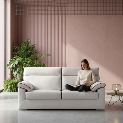 Sofa 3 zits woonlandschap banken bank bekleding textiel driezitter alfitalia nieuw