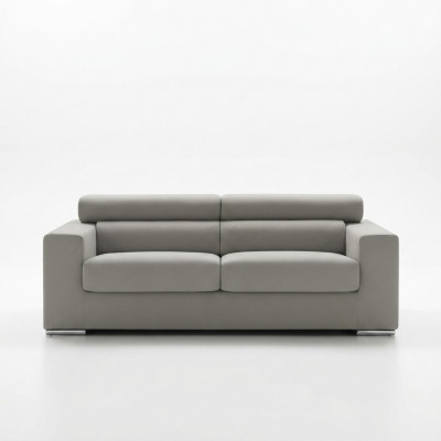 Bankstel 3-zits bank Moderne Luxe Beklede Zitbank textiel Grijs Stof alfitalia