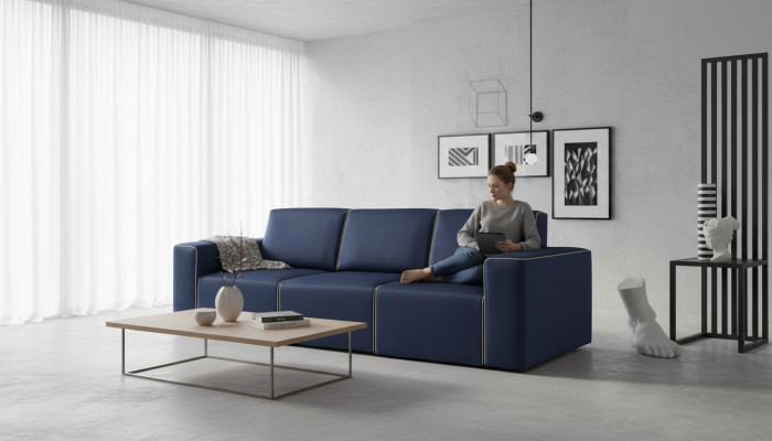 Driepersoonsbank Bekleding Design Bank Moderne 3-zits Banken Woonkamermeubilair Alfitalia