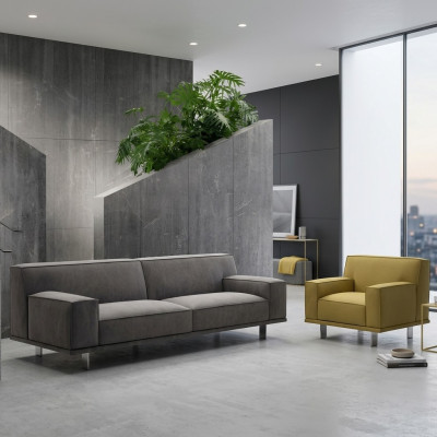 Sofa set 3+1 zits textiel Relax Set Design banken bekleden alfitalla