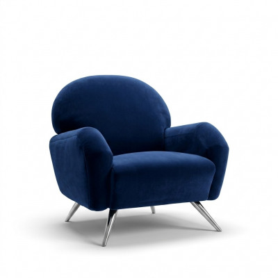 Bank bank bekleding stoel modern eigentijds gestoffeerde fauteuil Italië 1-zits