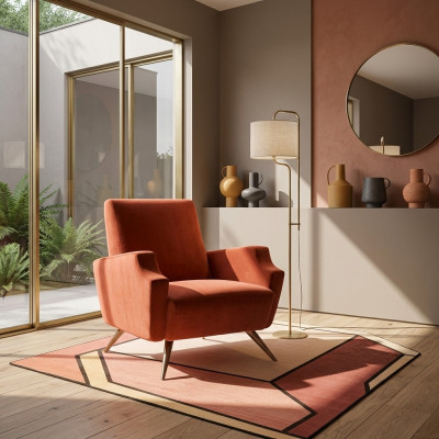 Tv - Stoel - Bekleding - Bank - Stof - Ontwerp - Ontspannen - Club - Fauteuil - Lounge - Bank - 1-zits