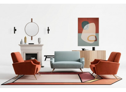 Sofaset 2+1+1 Zitsbank Bank Stofbank Modern Bankstel Nieuw