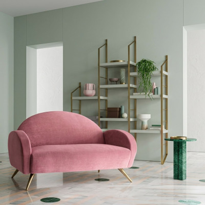Ontwerp Bureau Kantoor Kantoor Bank Bank Bank Sofa 2-Zits Bank Beklede Stoffenbank