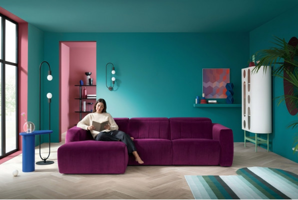 Bankstel Design Hoekbank Woonkamer Hoekbank Bank Bank L-vorm Woonlandschap Meubels