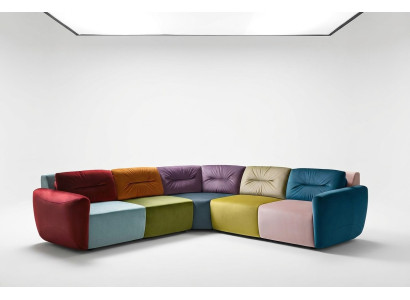 Hoekbank Stoffen Hoek Woonlandschap Ontwerp Hoekbank Bank Bank Italië Alfitalia