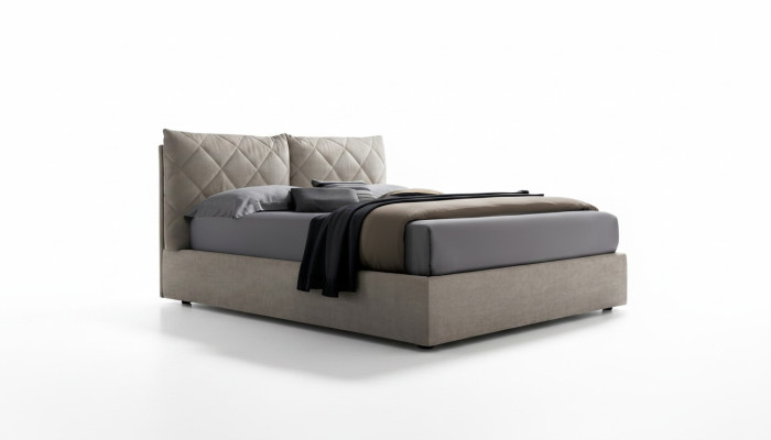 Ontwerper bed stof hotel houten bedden dubbele slaapkamer luxe modern Italië
