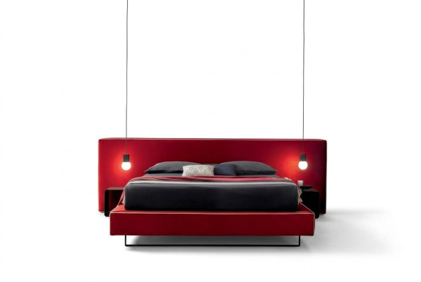 Ontwerp Luxe Tweepersoons Hotelbedden Stoffen Luxe Slaapkamerbed Italiaanse Meubels Nieuw