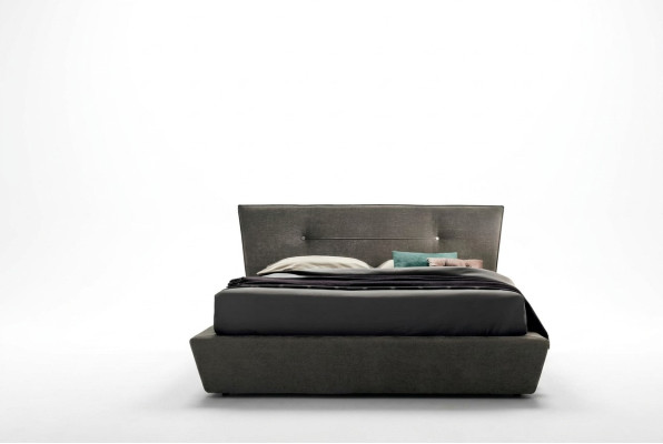 Ontwerper bed bedden slaapkamer leer textiel hotel luxe fluweel gestoffeerd