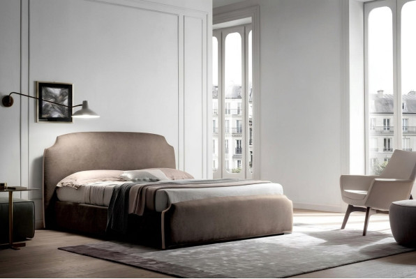 Luxe tweepersoons slaapkamer textiel bedden 200x200 bed gestoffeerd bed Italiaanse meubels