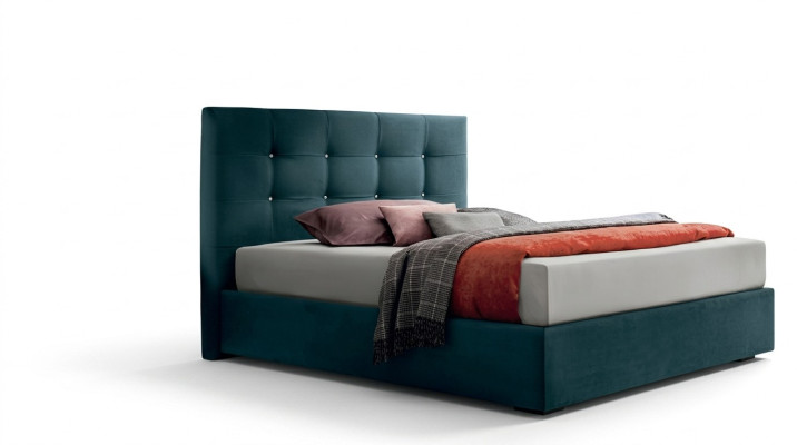 Ontwerp bedden slaapkamer textiel 180x200cm bed gestoffeerd luxe dubbel hotel nieuw