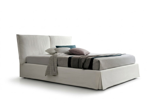 Luxe tweepersoons hotelbedden 120x200 slaapkamer wit textiel bedbekleding ontwerp