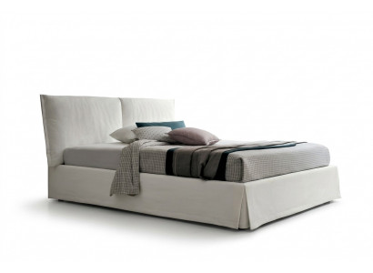 Luxe tweepersoons hotelbedden 120x200 slaapkamer wit textiel bedbekleding ontwerp