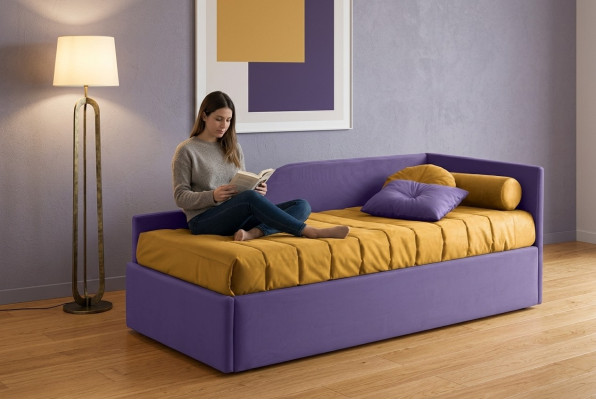Luxe bedden houten bed tweepersoonsbed 90x200 cm Nieuw houten bed gestoffeerd bed Italië Nieuw