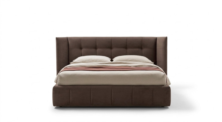 Tweepersoonsbed Bed Huwelijksbed Ontwerp Luxe Luxe Bed Gestoffeerd Bed Design Bed Textiel Bedden