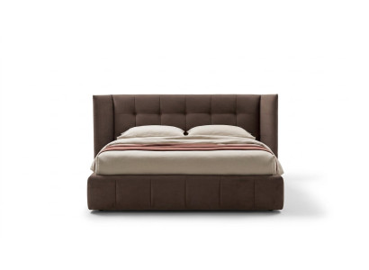 Tweepersoonsbed Bed Huwelijksbed Ontwerp Luxe Luxe Bed Gestoffeerd Bed Design Bed Textiel Bedden