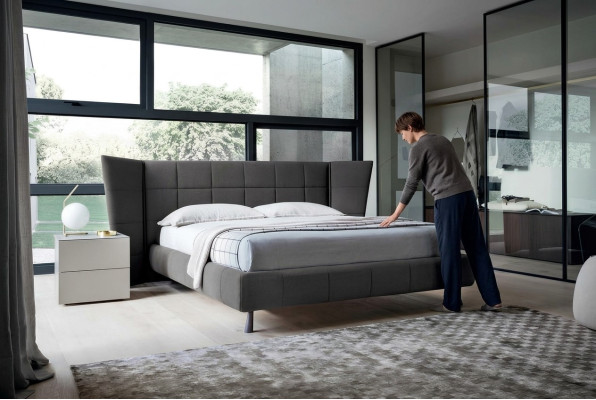 Luxe design bedden 160 x 200 cm Dubai dubbel hotel houten slaapkamer bed