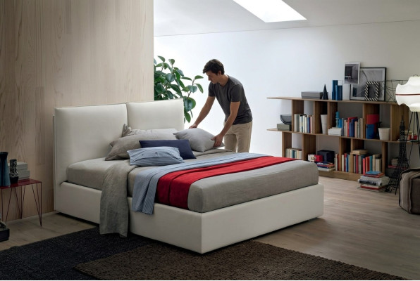 Beddengoed Dubbele bedden Houten design Luxe bed Slaapkamer Italiaans textiel
