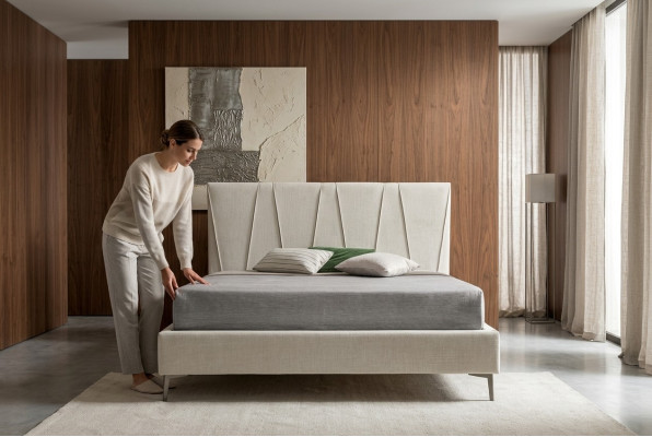 Luxe hotelbedden slaapkamer textiel 140x200cm bed kussen ontwerp Italië.