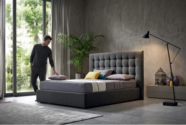 Chesterfield Luxe Bedden Slaapkamer Textiel Bedbekleding Design Dubbel Hotel