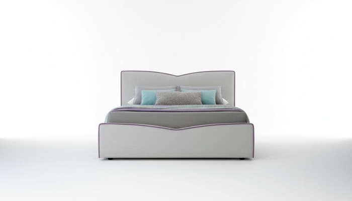 Tweepersoonsbed 200x200cm Designer Bed Dubbele Bedden Nieuw Modern Hotel Leer Stof