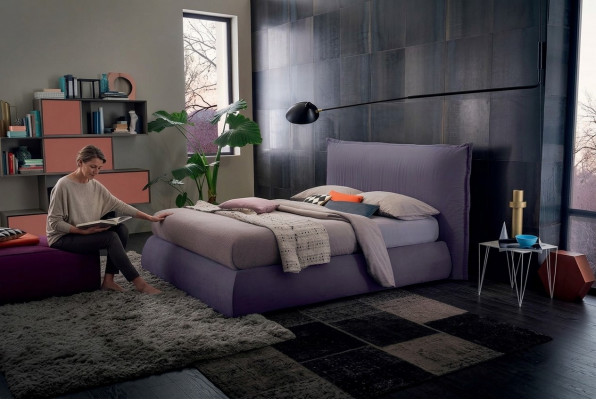 Designerbed 120x200cm Designer gestoffeerd bed Bed Bedden Tweepersoonsbed Huwelijksbed Nieuw