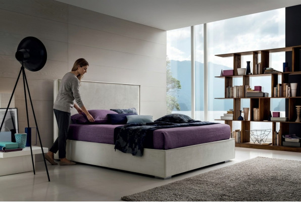 Bed 180x200 Slaapkamer Huwelijk Luxe Hotel Bedden Tweepersoonsbed Ontwerp Hout Modern