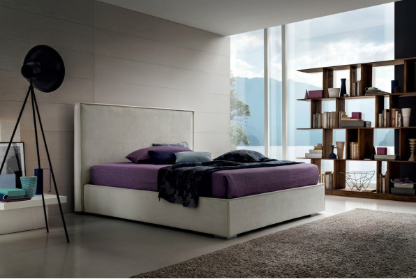 Bed 180x200 Slaapkamer Huwelijk Luxe Hotel Bedden Tweepersoonsbed Ontwerp Hout Modern