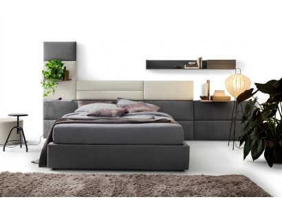 Tweepersoons hotelbedden huwelijk 180x200cm slaapkamer hout luxe design bed bekleding