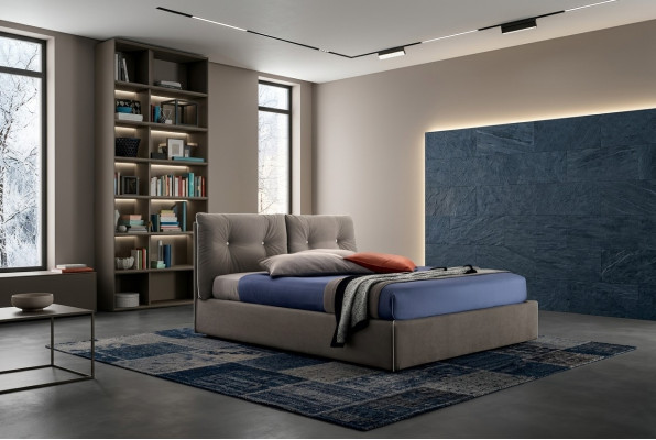 Tweepersoonsbedden Houten Ontwerp 180x200cm Nieuw Luxe Bed Slaapkamer Textiel Bekleding