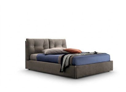 Tweepersoonsbedden Houten Ontwerp 180x200cm Nieuw Luxe Bed Slaapkamer Textiel Bekleding