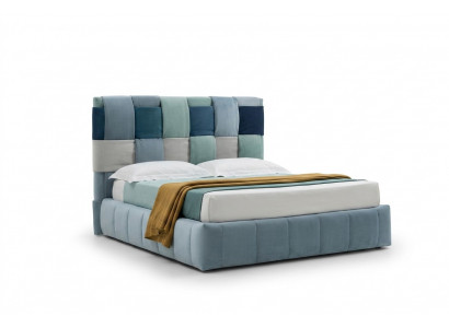 Moderne luxe bedden gestoffeerd textiel Hoogwaardig slaapkamerbed Italiaanse meubelen