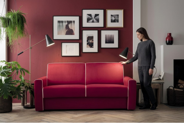 Sofa's tweezitter textielbank 2-zits Italiaanse meubels design sofa's gestoffeerde sofa's