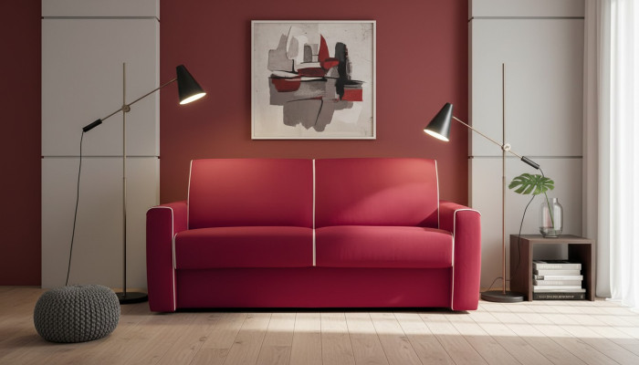 Sofa's tweezitter textielbank 2-zits Italiaanse meubels design sofa's gestoffeerde sofa's