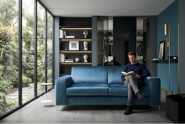 Ontwerp Driezitsbank Gestoffeerde Sofa 3-zitsbanken Kamermeubels Italiaanse Meubels