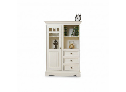 Landhuis ladekast kast planken massief hout hoge kast boekenrek bar kasten
