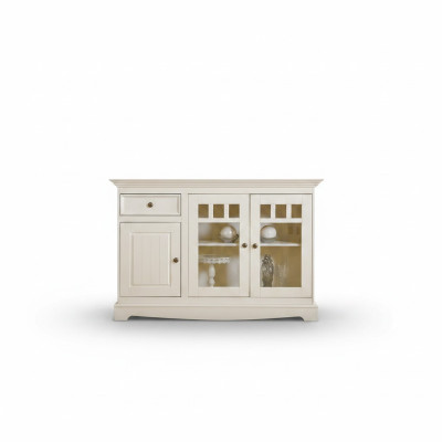 Klassieke commode Landhuis dressoir Wit Buffet kast Woonkamer
