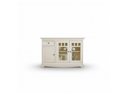 Klassieke commode Landhuis dressoir Wit Buffet kast Woonkamer