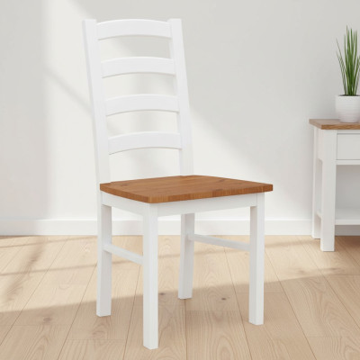 Landhuis eetkamerstoel Wit Stoelen Fauteuil Houten stoel Houten stoelen Meubels Wit