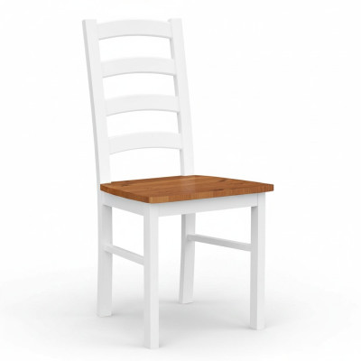 Landhuis eetkamerstoel Wit Stoelen Fauteuil Houten stoel Houten stoelen Meubels Wit