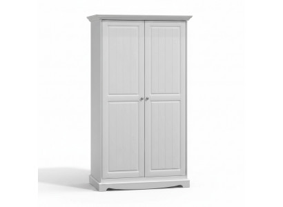 Landhuis garderobekast Multifunctionele kledingkast Houten kasten wit