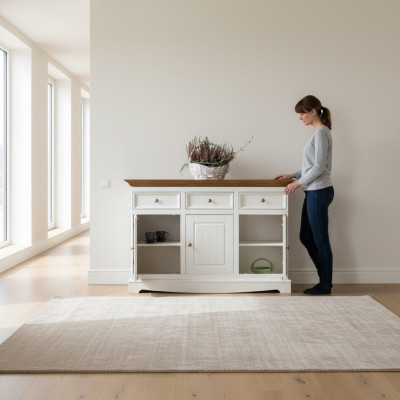 Massieve dressoir kast dressoir sideboard meubels dressoirs houten kasten landhuis