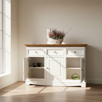 Massieve dressoir kast dressoir sideboard meubels dressoirs houten kasten landhuis