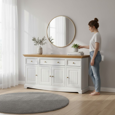 Kommode Vitrinen Schrank Weinschrank Regal Schränke Landhaus Anrichte Vitrine  Dressoir Vitrines Kast Wijnkast Plank Kasten Landhuis Dressoir Vitrine