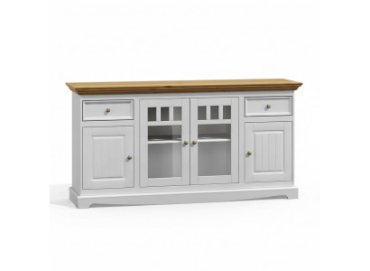 Vitrinekast Keukenbuffet Landhuis Rek Dressoir Kast Buffet Vitrine nieuw