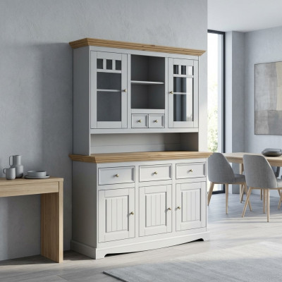 Klassieke eetkamerkast vitrine vitrinekast vitrinekasten dressoir