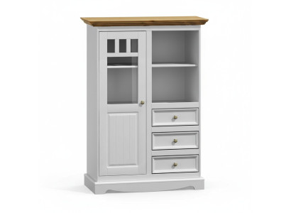 Ladenkast rek houten kasten wit dressoir landhuis ladenkast dressoir