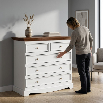 Kasten landhuis luxe luxe kasten houten dressoir hoge kast zijlaag laag bord