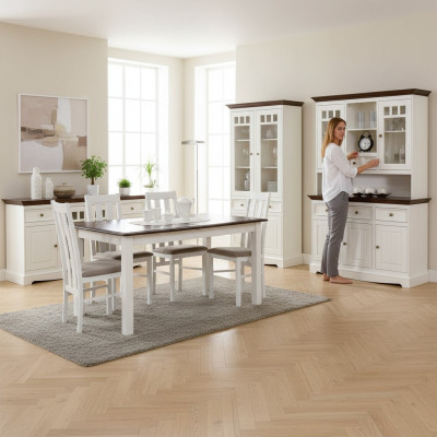 Eetkamertafels Klassieke stijl Stevig tot 150-197cm Woonkamer Eettafel XXL